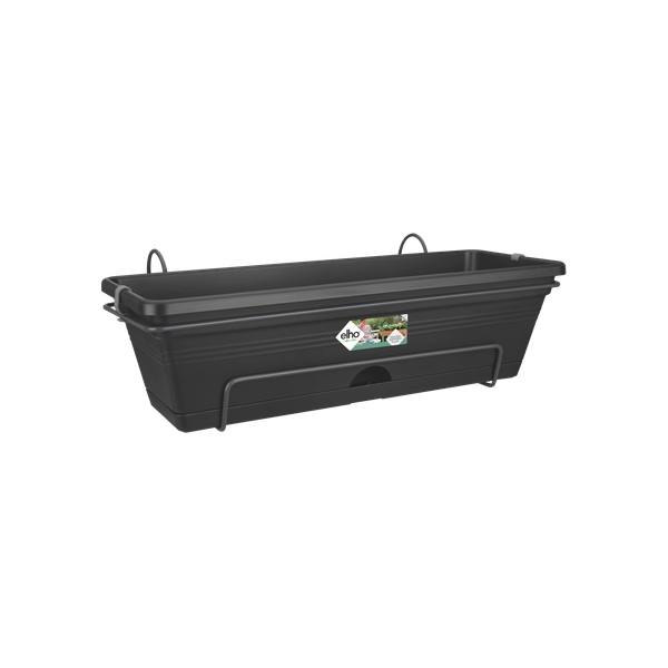 Ghiveci Elho green basics trough allin1, 50 cm, negru (living black)