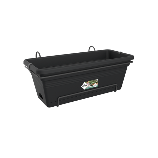 Ghiveci Elho green basics trough xl allin1, 55 cm, negru (living black)
