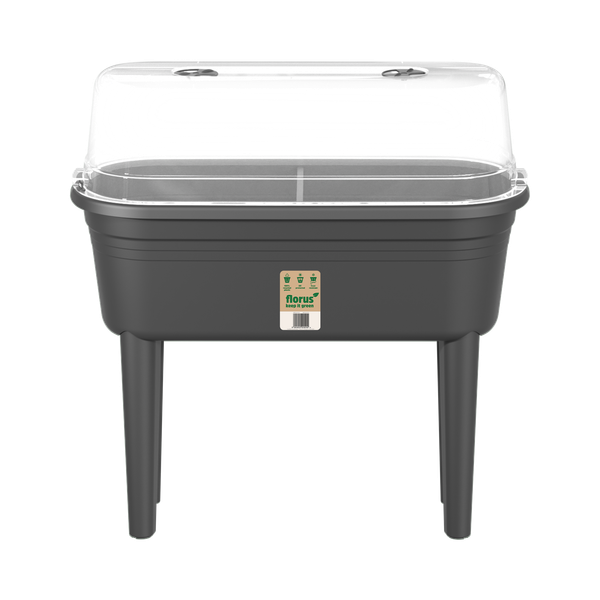 Jardinieră Elho green basics grow table, L 78 × A 37 × Î 26,4 cm, antracit (anthracite)
