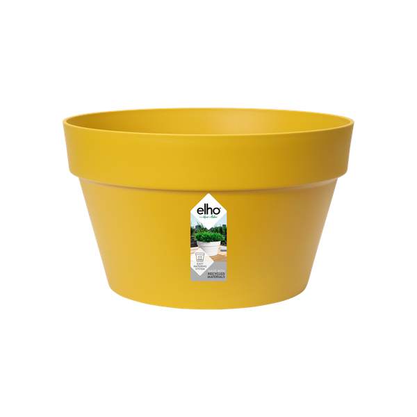 Ghiveci Elho bol loft urban rotund, 35 cm, ochre