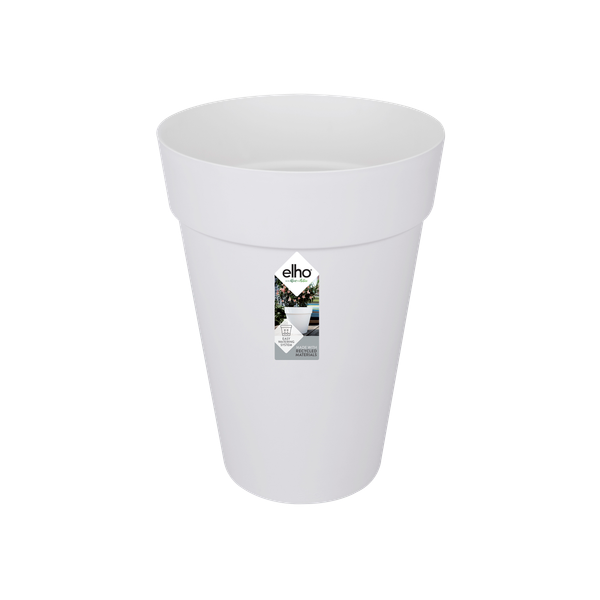 Ghiveci Elho inalt loft urban rotund, 35 cm, alb