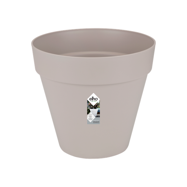 Ghiveci Elho roti loft urban rotund, 40 cm, warm grey