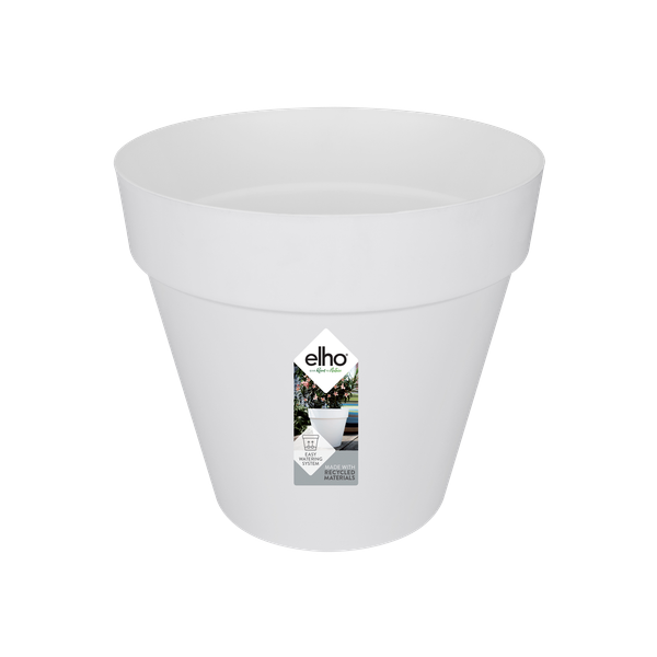 Ghiveci Elho loft urban rotund, 30 cm, alb