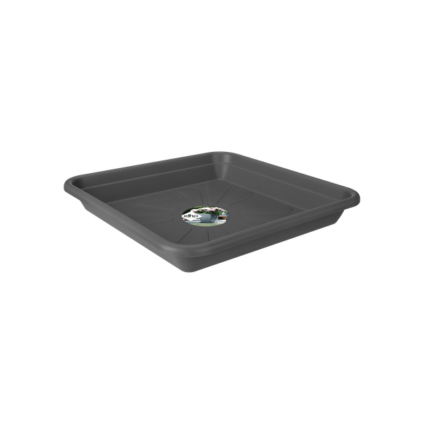 Farfurie Elho universal saucer square, 25 cm, antracit (anthracite)