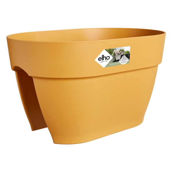 Jardinieră Elho vibia campana flower bridge honey, 40 cm, galben (yellow)