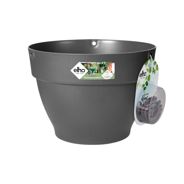 Coș Elho vibia campana hanging basket, 26 cm, antracit (anthracite)