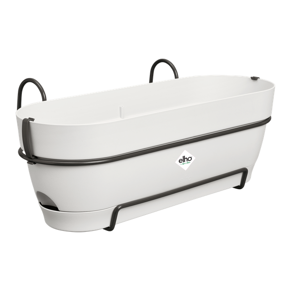 Jardinieră Elho vibia campana trough allin1, 50 cm, alb (silky white)
