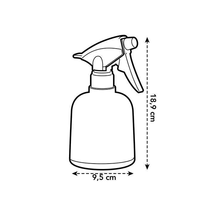 b.for soft sprayer 0,6ltr antraciet