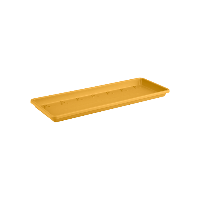 barcelona trough saucer 40cm honey yellow