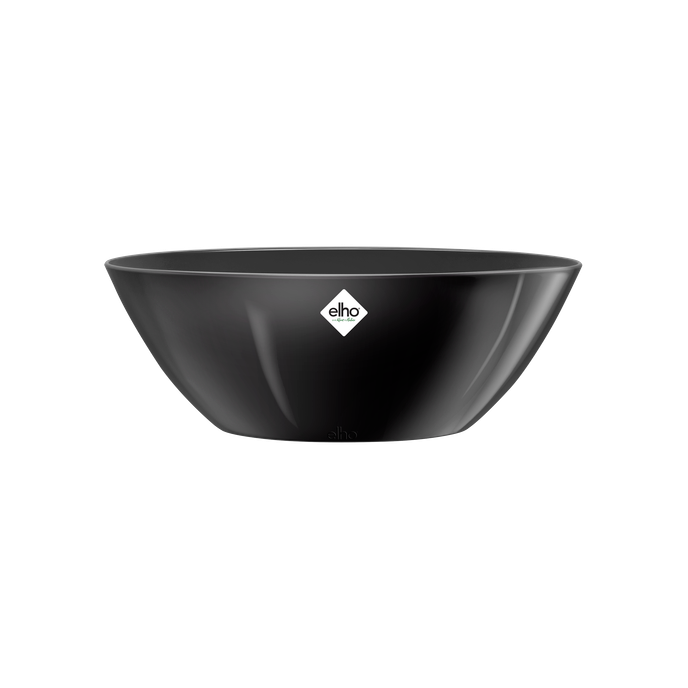brussels diamond oval 36cm schwarz metallic