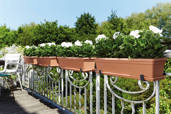 green basics balkon untersetzer 40cm mild terra
