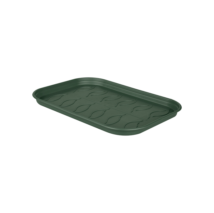 green basics grow tray saucer s leaf green