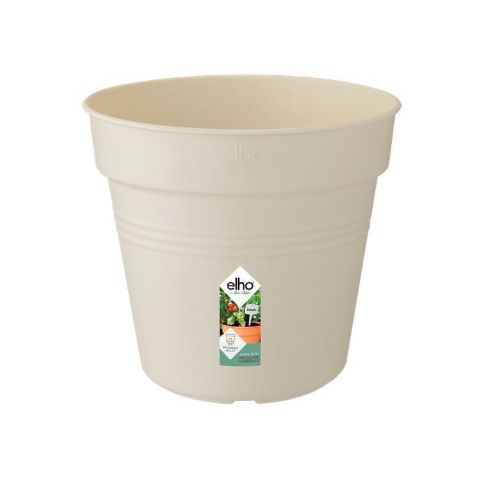 green basics growpot 15cm cotton white