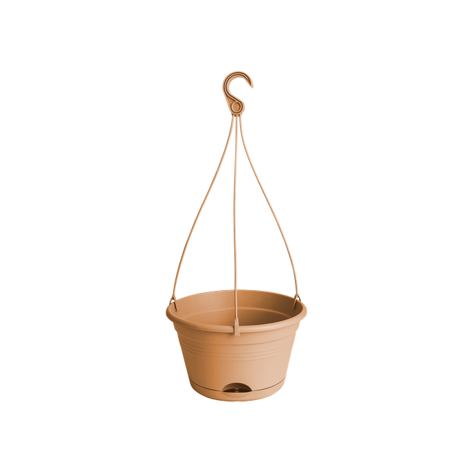 green basics hanging basket 28cm mild terra