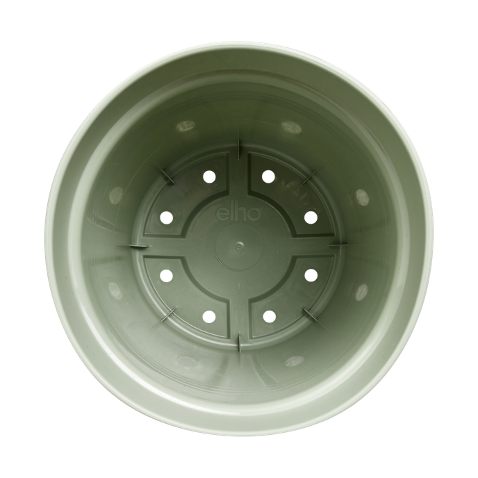 green basics pot de culture 11cm vert pierre