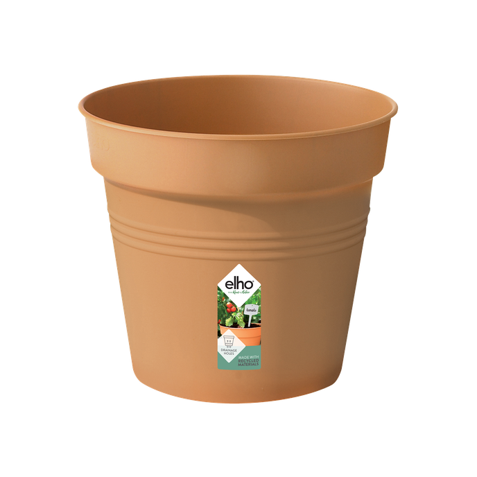 green basics pot de culture 13cm terre cuite doux