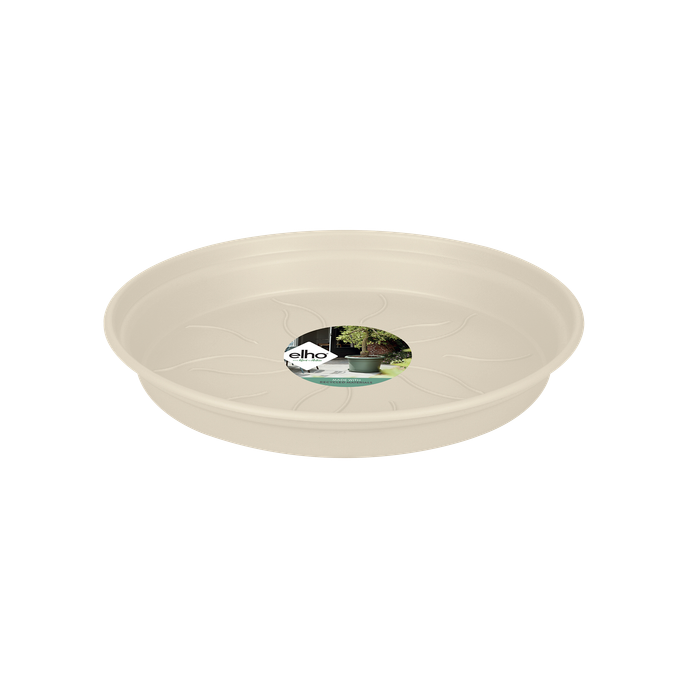 green basics saucer 14cm cotton white