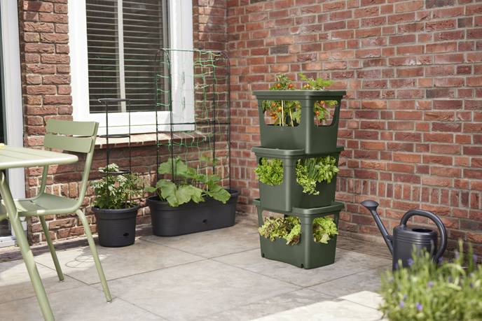 green basics stack & grow large laubgrün