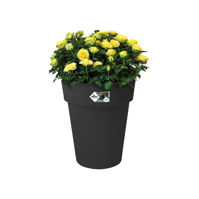 green basics top planter high 35cm living black