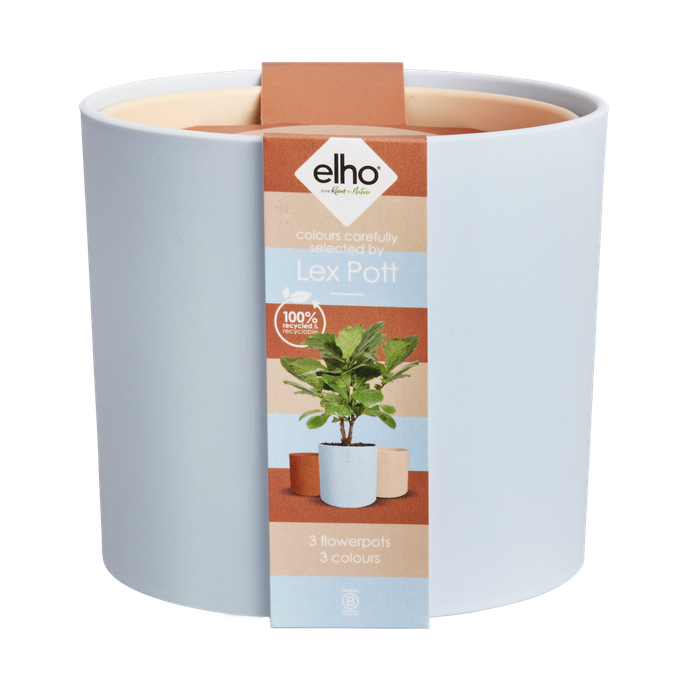 lex pott set 14cm sky blue - elho® - Give room to nature