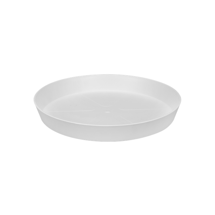loft urban saucer round 28cm silky white