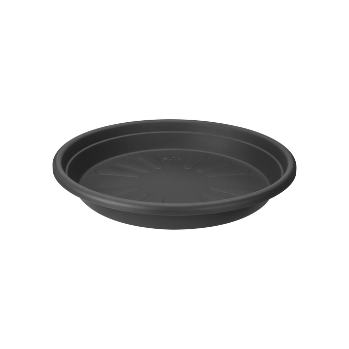 soucoupe universelle ronde 13cm anthracite