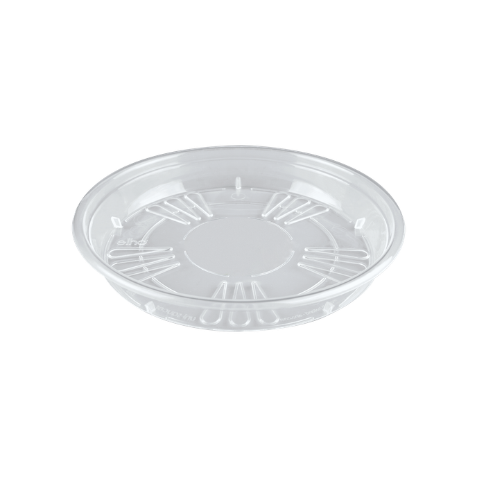 uni-saucer round 25cm transparent