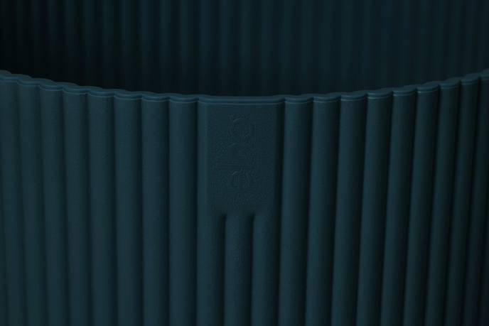 vibes fold rund 14cm tiefes blau - elho - Give room to nature