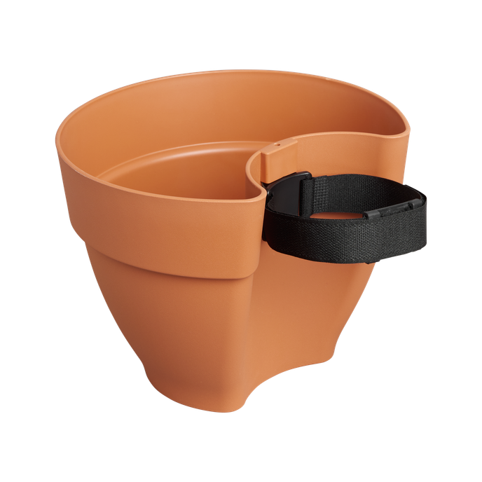 Elho Vibia Campana Pot Gouttière 40 Blanc - Pot Fleurs Extérieur Pour Descente Gouttière