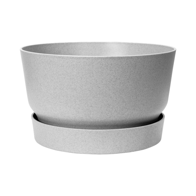 Elho Greenville BRIQUE rotondo per piante ciotola vaso di fiori-riciclabili /& Serbatoio 33cm